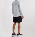 Reigning Champ - Logo-Print Deltapeak 90 Stretch-Jersey T-Shirt - Gray