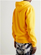 PARADISE - Printed Cotton-Jersey Hoodie - Yellow