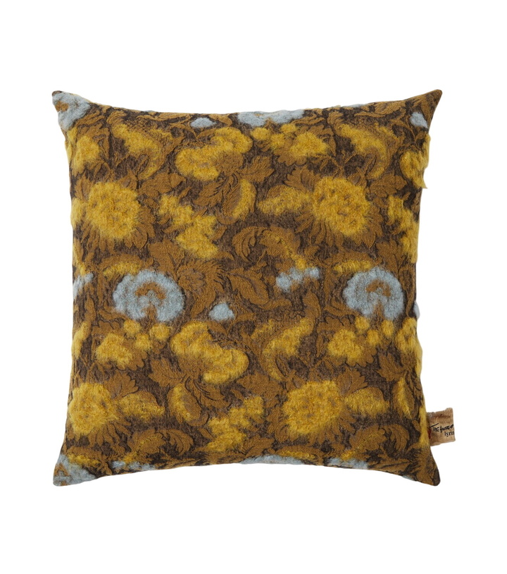 Photo: The House of Lyria Areca embroidered floral cushion