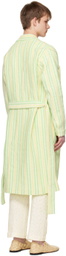 young n sang Yellow Stripe Robe