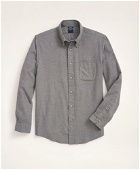 Brooks Brothers Men's Big & Tall Portuguese Flannel Shirt | Grey Heather