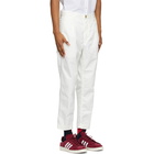 BEAMS PLUS White One-Pleat Chino Trousers