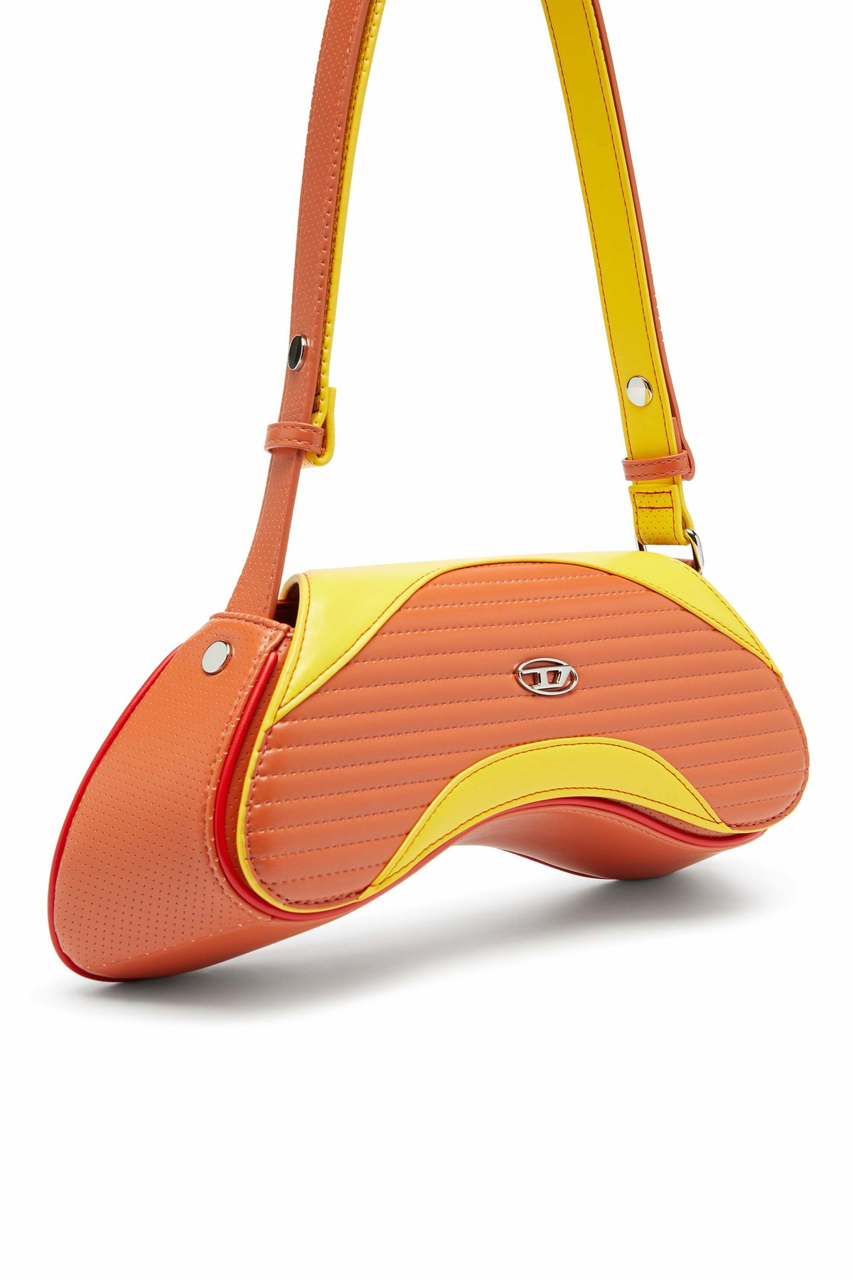 Diesel Play - Crossbody bag in quilted perforated PU - Crossbody Bags - Woman -