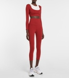 Live The Process - Cropped sports top