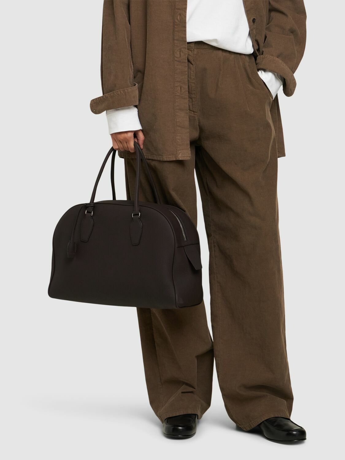 THE ROW - 15.75 India Leather Top Handle Bag The Row