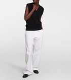 The Row Dom cashmere vest