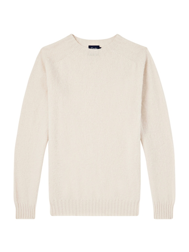 Photo: Drake's - Brushed Shetland Wool Sweater - Neutrals