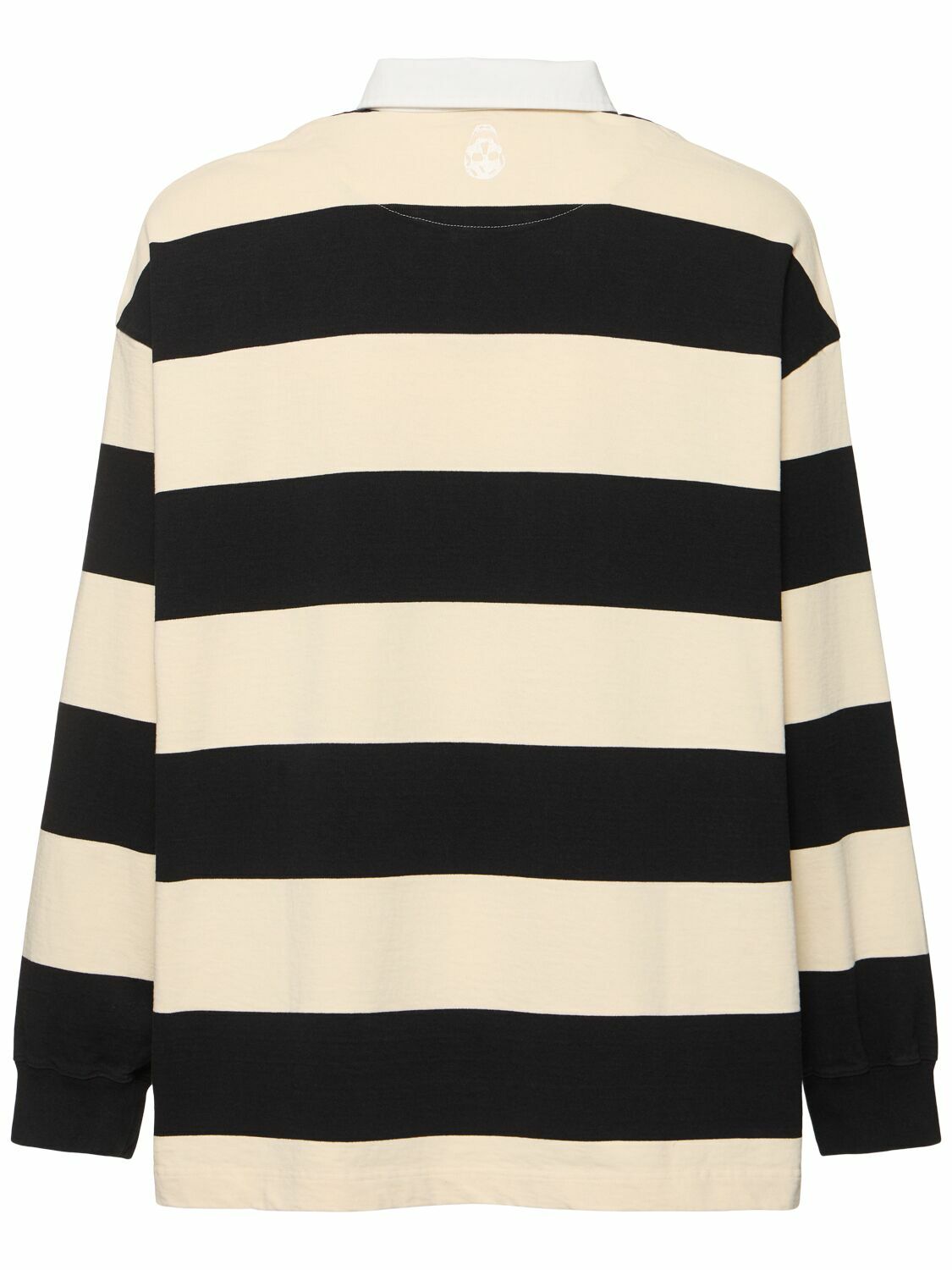 ALEXANDER MCQUEEN Oversize Cotton Polo Rugby Shirt Alexander McQueen