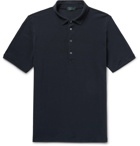 Incotex - Slim-Fit Cotton-Piqué Polo Shirt - Midnight blue