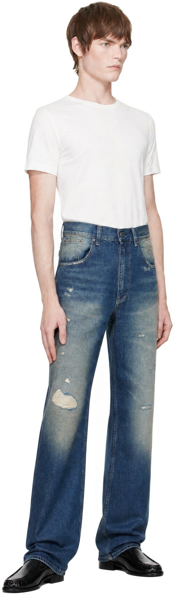 Sunflower Blue Super Wide Cinch Jeans