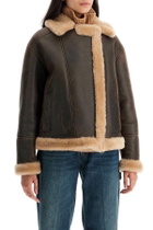 BLANCHA shearling jacket Brown