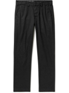 Save Khaki United - Slim-Fit Garment-Dyed Cotton-Twill Trousers - Black
