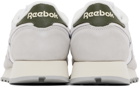 Reebok Classics White & Gray Classic Sneakers