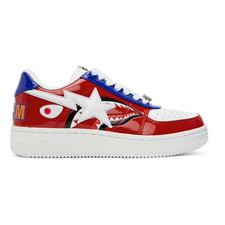 Photo: BAPE Red Shark Sta Low M2 Sneakers