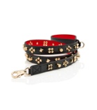 Christian Louboutin - Loubileash M embellished leather dog leash