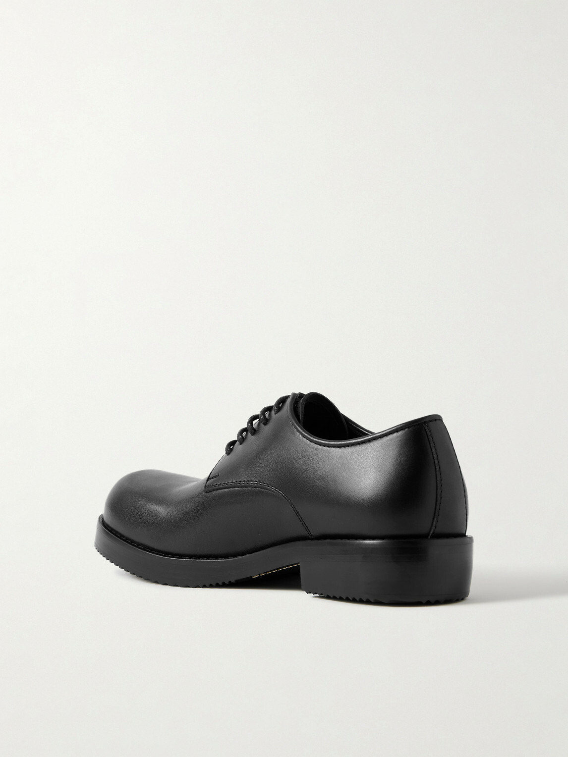 Dries Van Noten - Leather Derby Shoes - Black