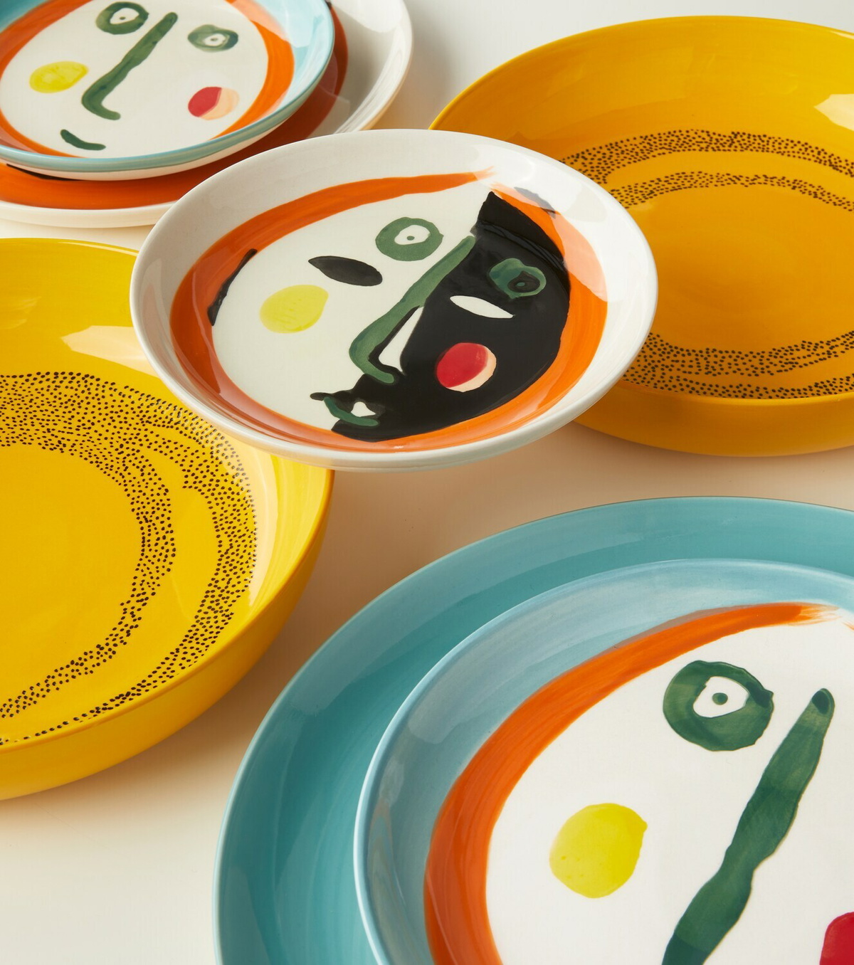 Serax - Feast Face 2 Extra Small set of 4 plates