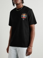 Casablanca - Casa Way Mountain Printed Organic Cotton-Jersey T-Shirt - Black