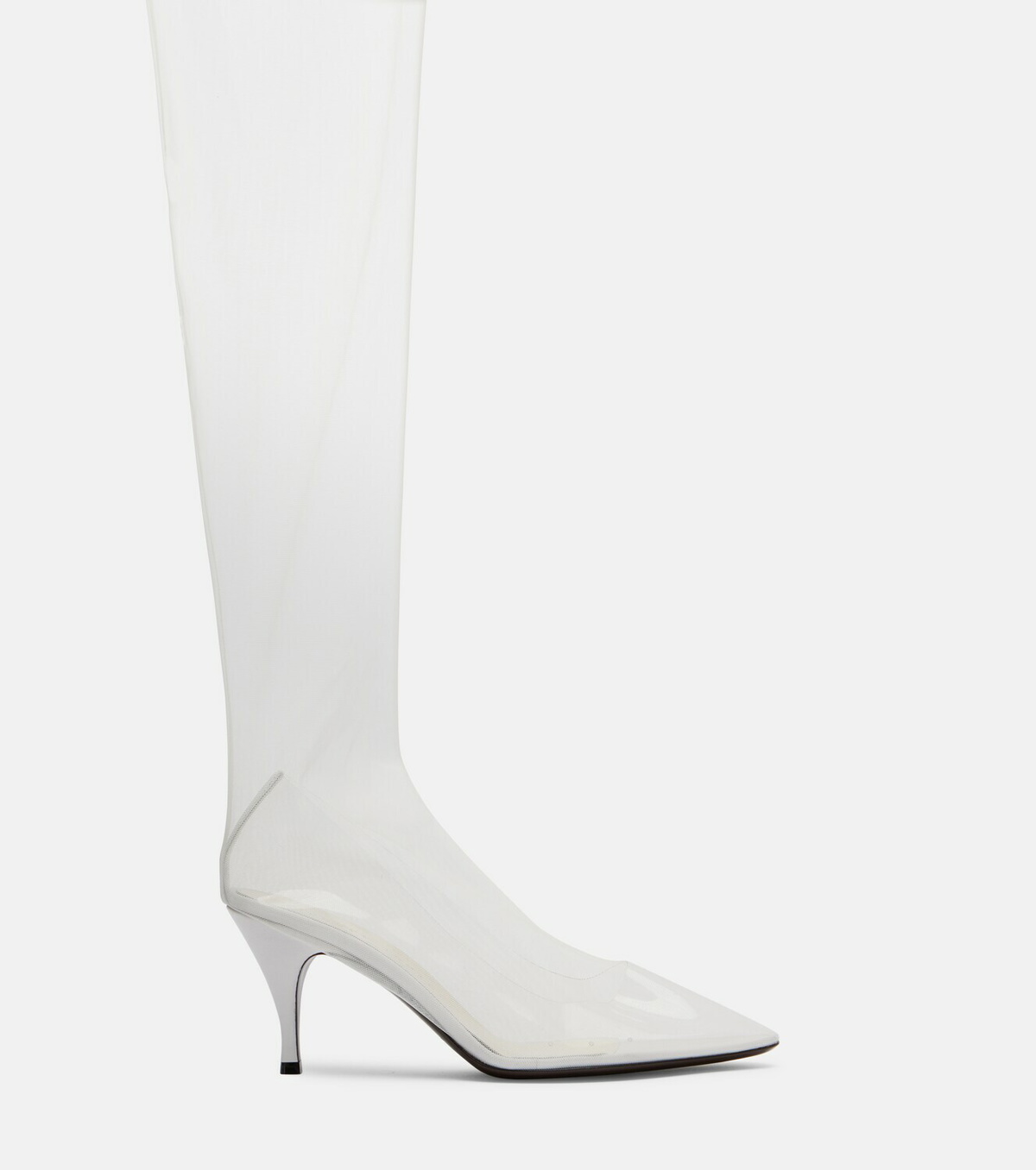 Herbert Levine Sheer Perfection mesh over-the-knee boots