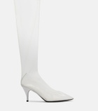 Herbert Levine Sheer Perfection mesh over-the-knee boots