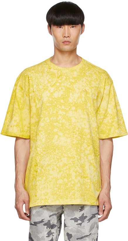 Photo: Feng Chen Wang Yellow Cotton T-Shirt