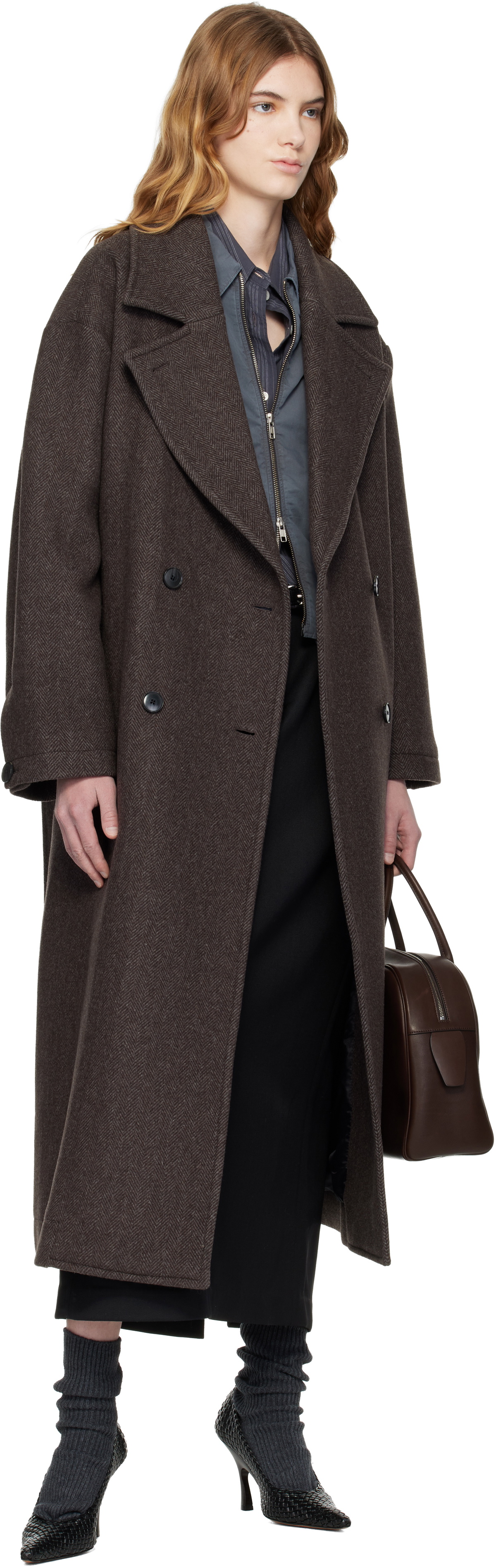 mfpen Brown Auditor Coat