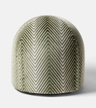 Missoni Ziggy velvet pouf