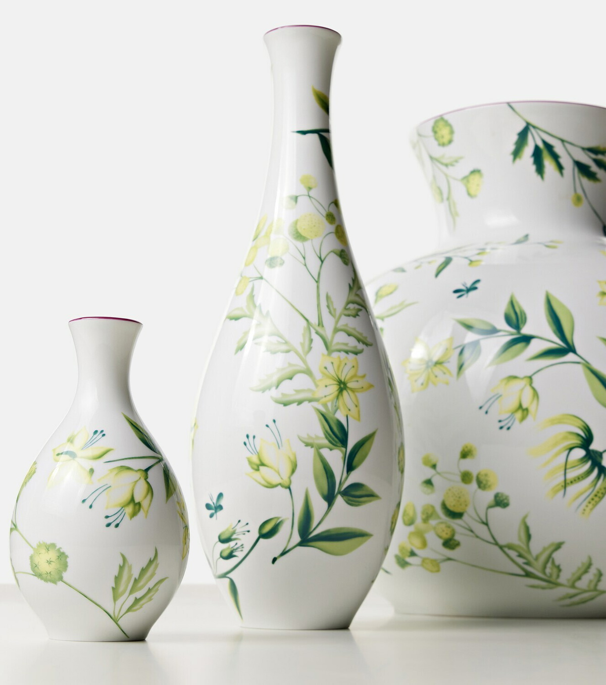 Ginori 1735 Florenza floral porcelain vase
