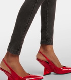 The Attico High-rise cotton jersey leggings