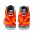 Nike Lebron IX Sneakers in Orange/Reflect Silver