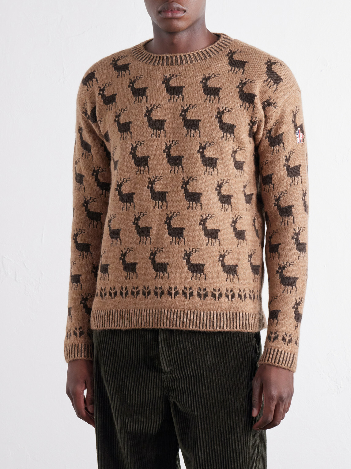 Moncler Grenoble - Jacquard Sweater - Brown