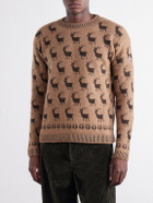 Moncler Grenoble - Jacquard Sweater - Brown