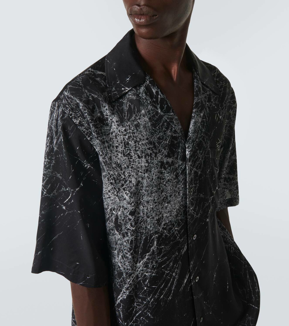 Alexander McQueen Printed bowling shirt