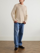 Miles Leon - Linen and Cotton-Blend Sweater - Neutrals