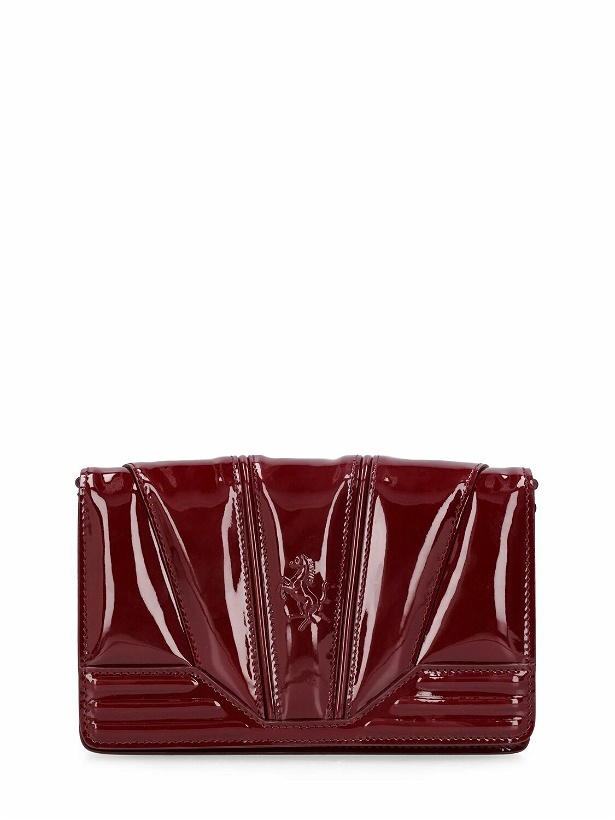 Photo: FERRARI - Varnished Leather Chain Wallet