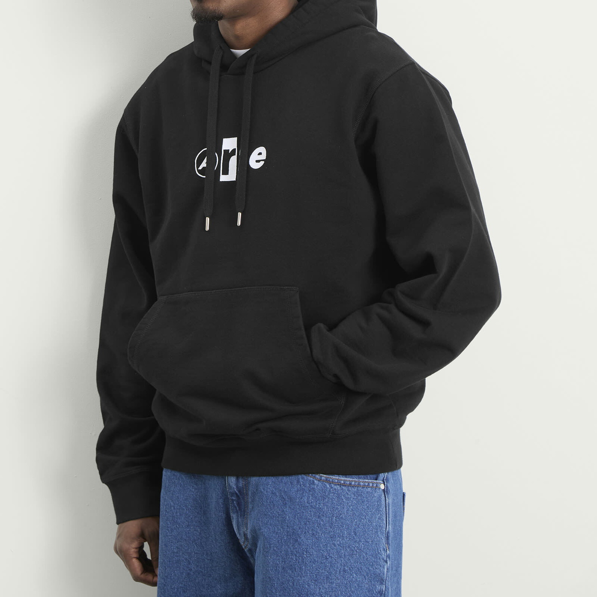 Arte Men's Collage Logo Hoodie in Black