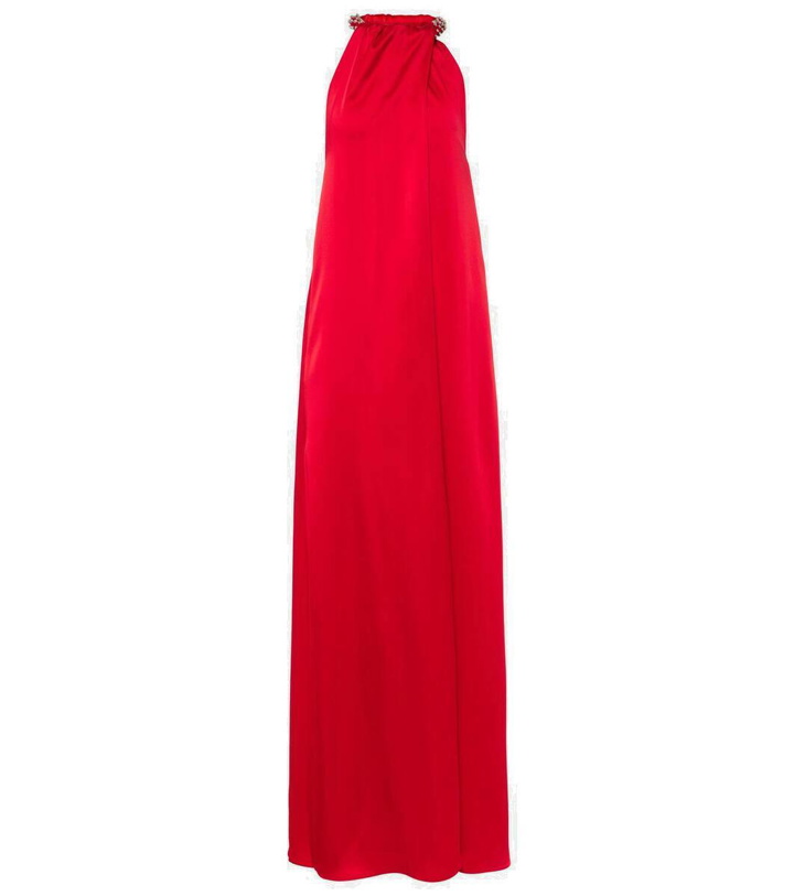 Photo: Stella McCartney Embellished halterneck satin gown