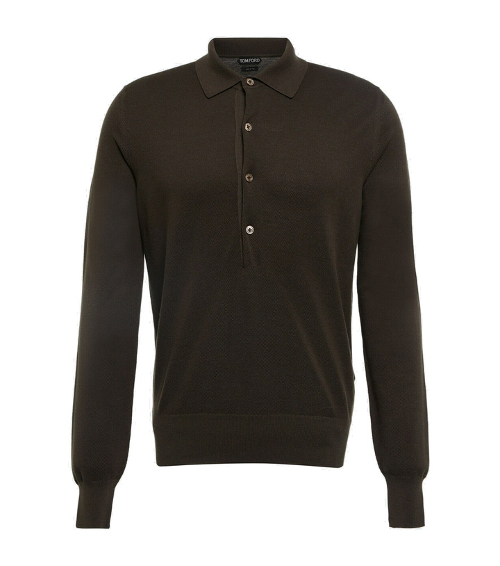 Photo: Tom Ford - Silk and cotton Polo sweater