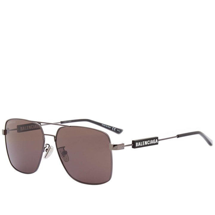 Photo: Balenciaga Tag Metal Sunglasses