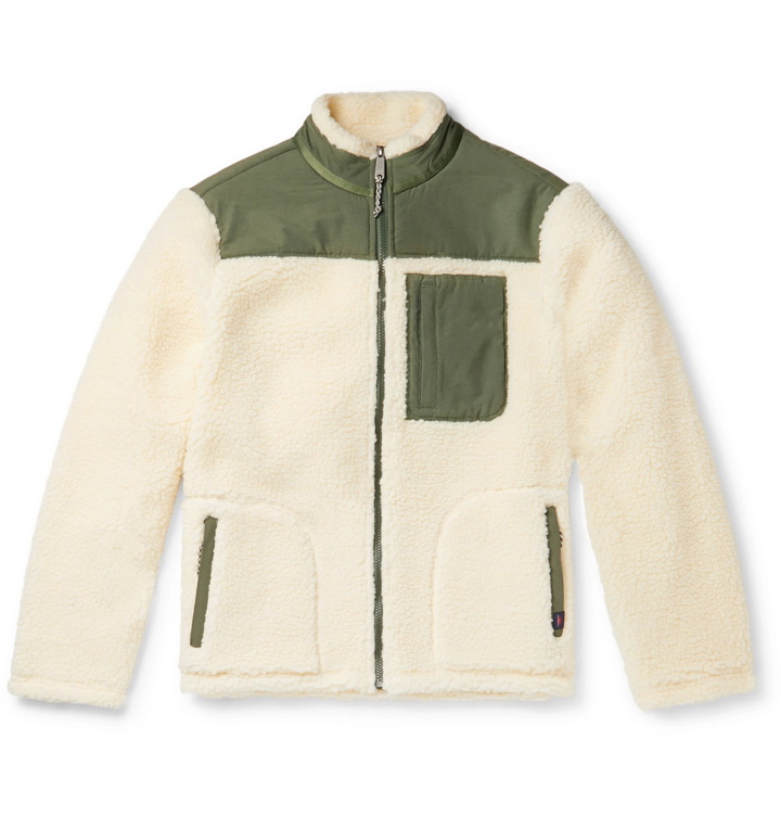 Photo: Faherty - Shell-Panelled Fleece Jacket - Neutrals