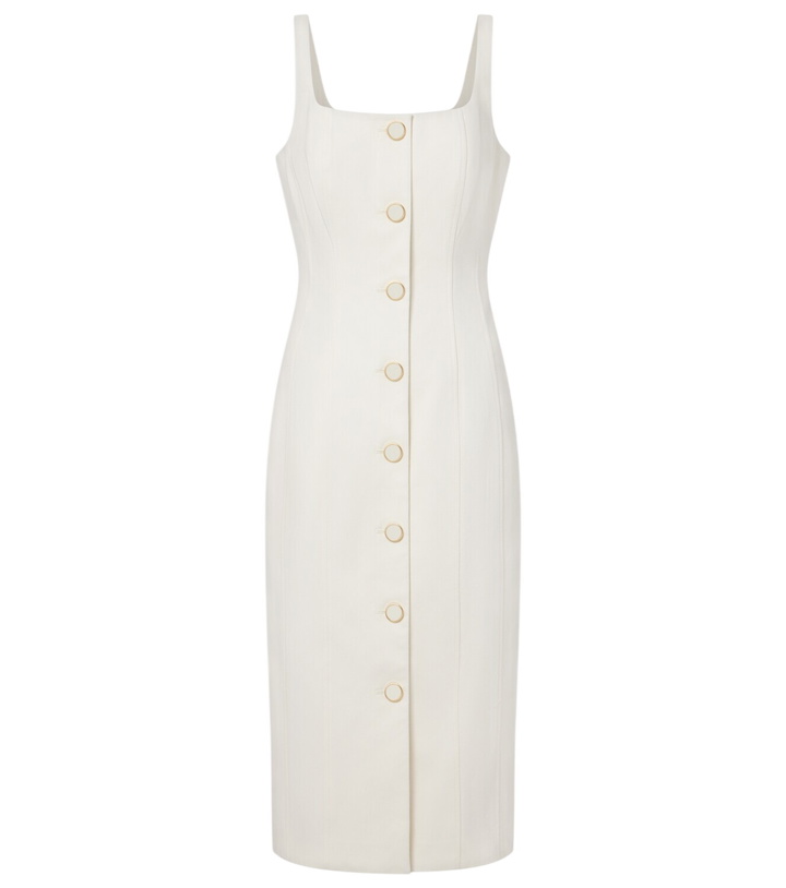 Photo: Veronica Beard Liana cotton midi dress