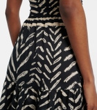 Johanna Ortiz Printed cotton maxi skirt