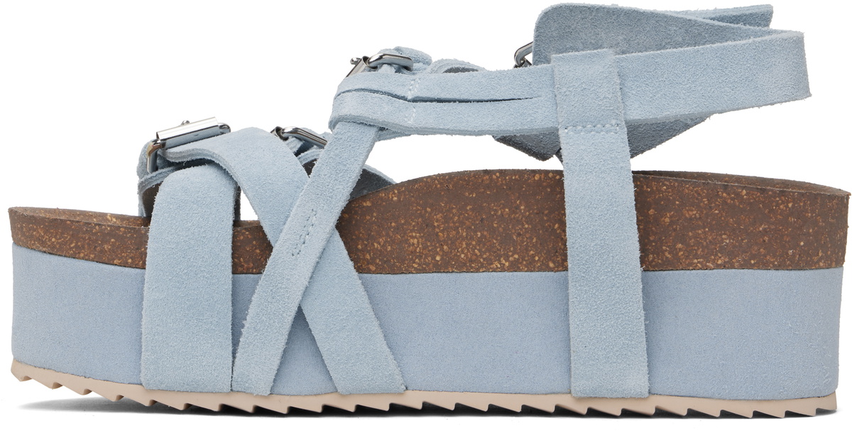 R13 Blue Platform Sandals