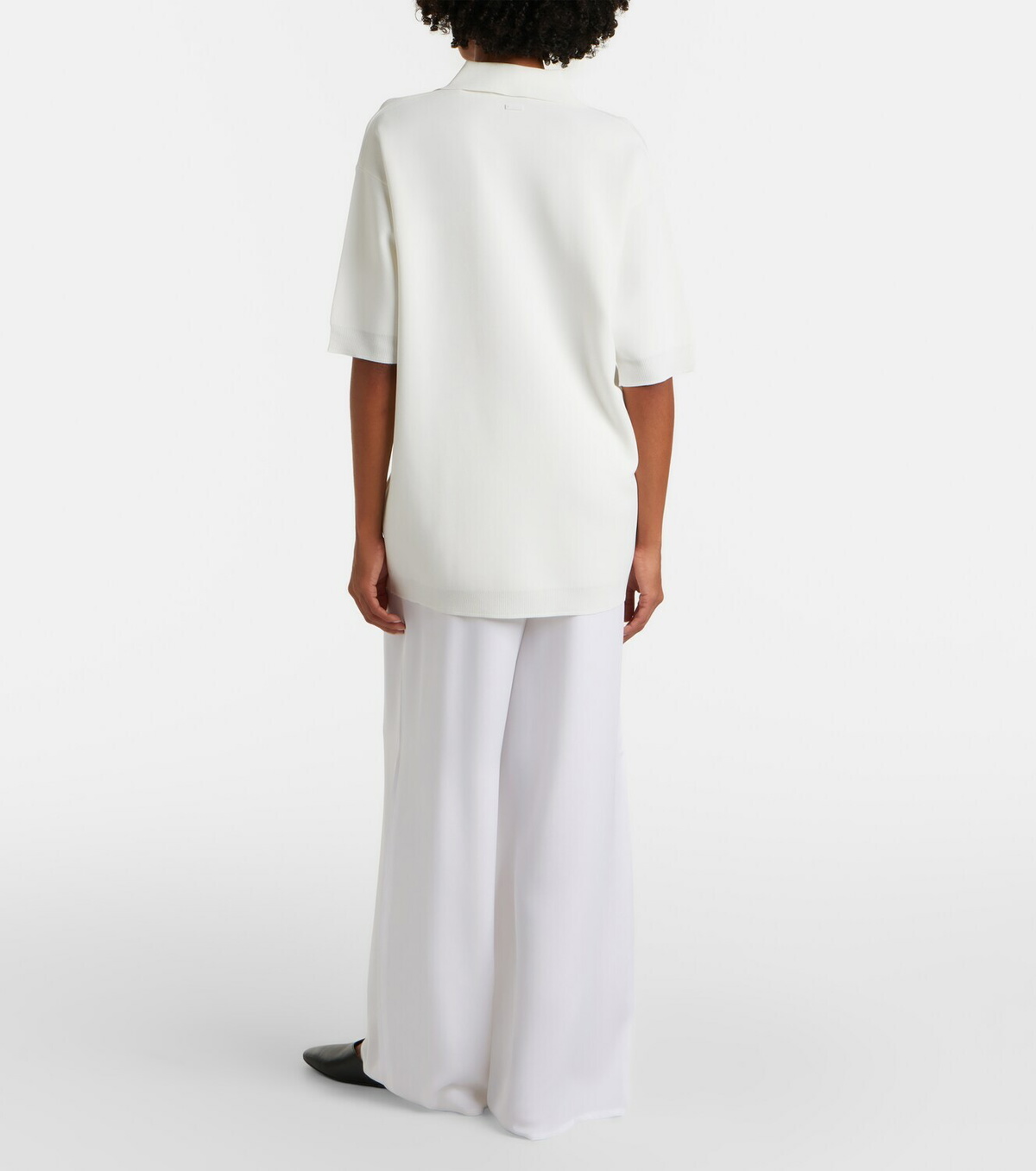 Max Mara Silk crêpe de chine wide-leg pants