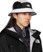 The North Face White & Black TNF Run Bucket Hat