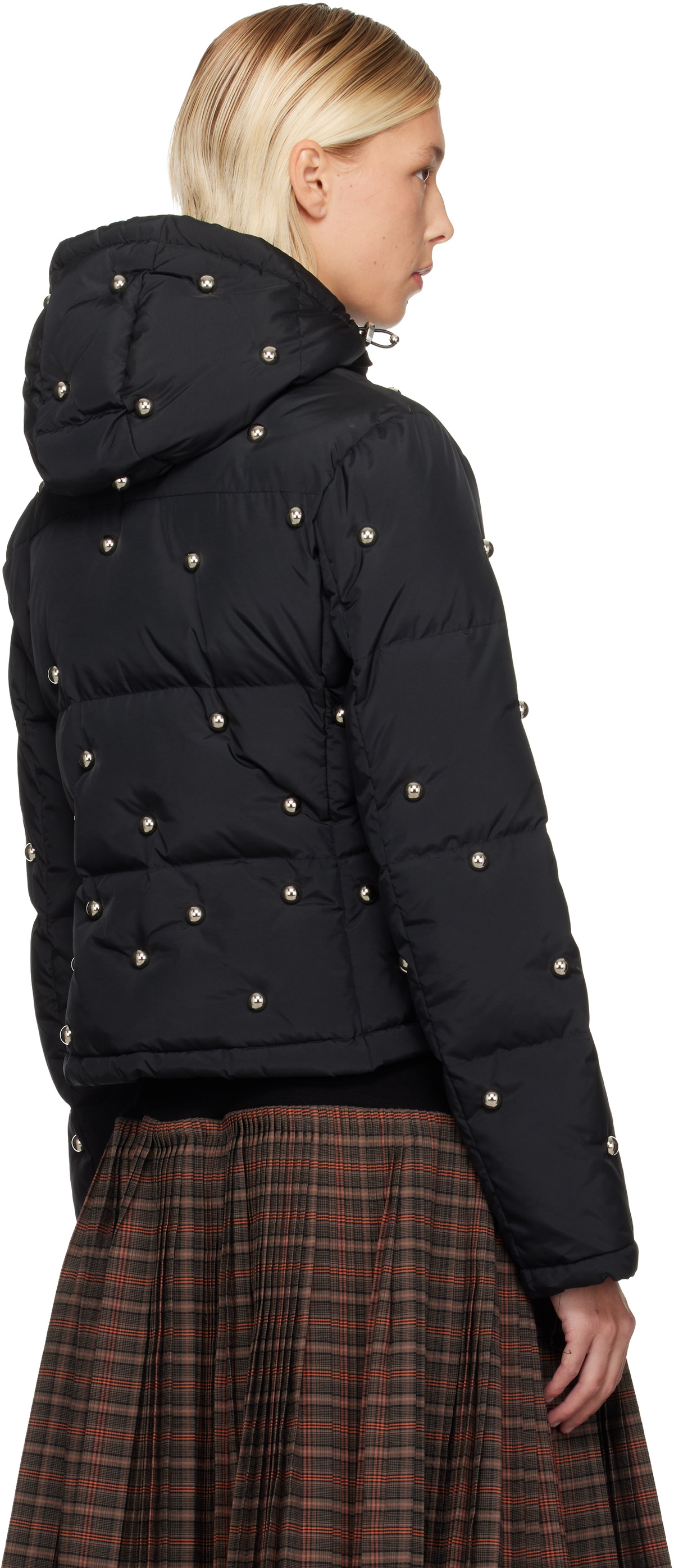Chopova Lowena Black Fallout Down Jacket