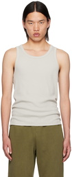 Entire Studios Taupe Rib Tank Top