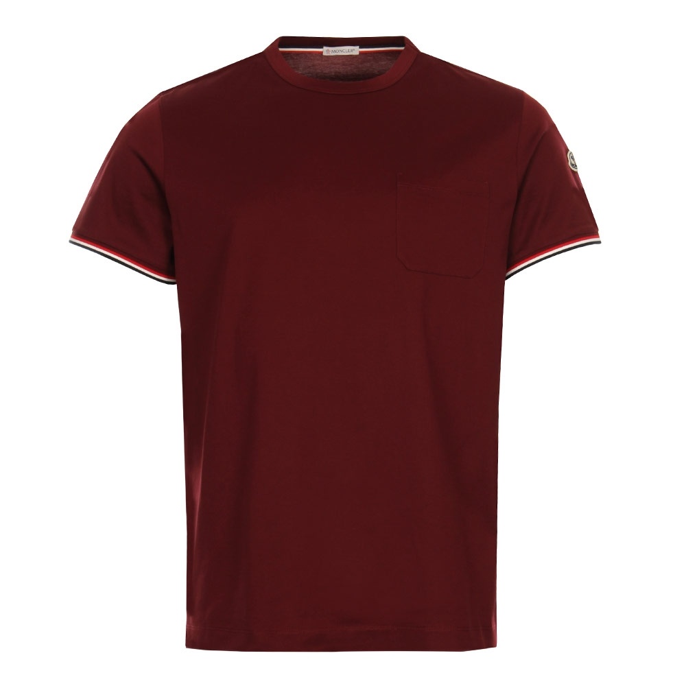 Pocket T-Shirt - Burgundy