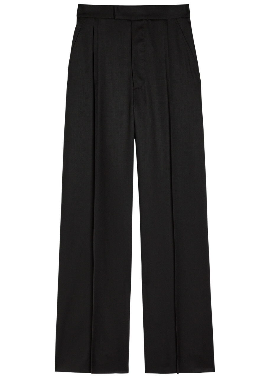 Vivienne Westwood Wide-leg Wool Trousers Black