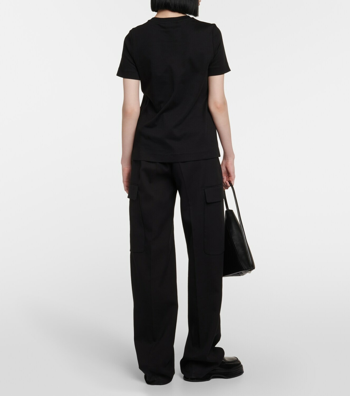 'S Max Mara Logo cotton-blend jersey T-shirt